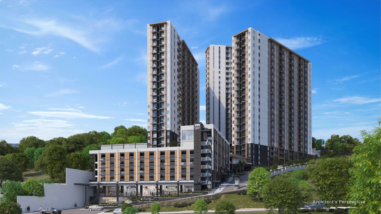 Modern residence exterior at My Enso Lofts